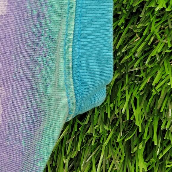 Vintage 90s Surfer Shirt Womens Large 24x26 Baggy Striped - Picture 14 of 15